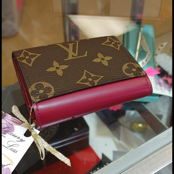 Louis VuittonđşMonogram Fuschia Zoe Small Wallet - Picture 7 of 14